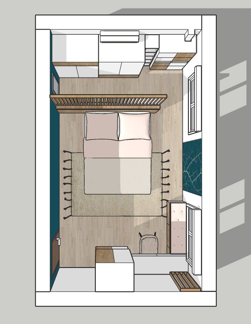 aménagement chambre visuel 3D