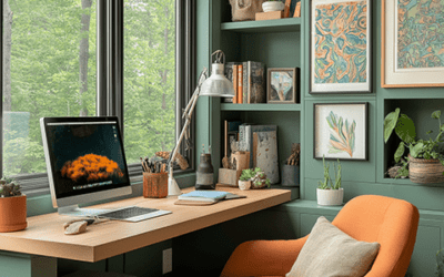 Aménager un coin bureau dans son salon : astuces et inspirations